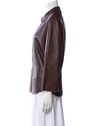 St. John Sport Leather Jacket