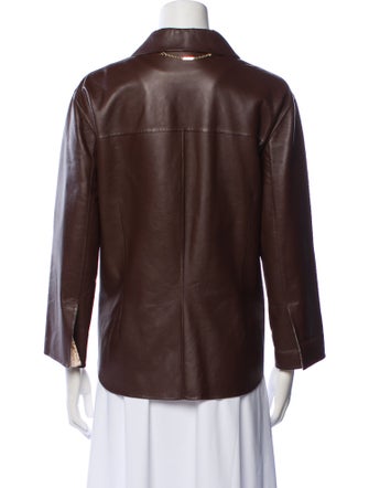 St. John Sport Leather Jacket