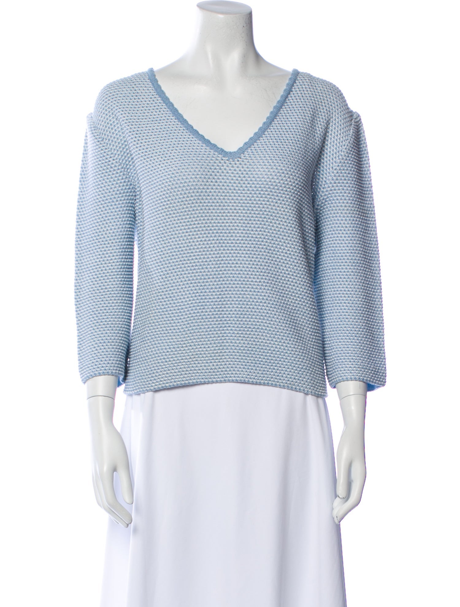 St. John Sport V-Neck Sweater