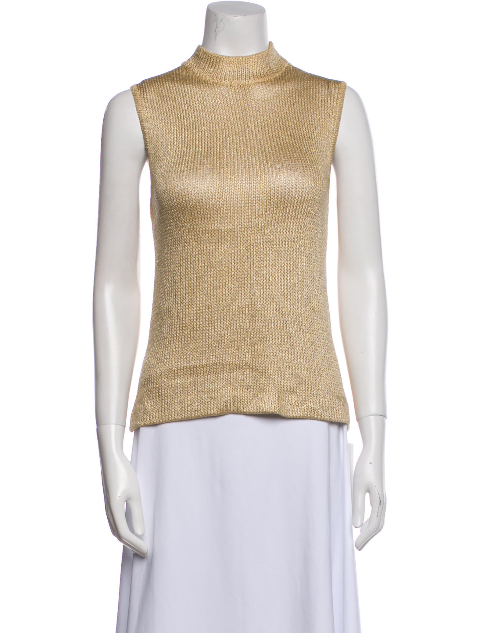 St. John Sport Mock Neck Sweater