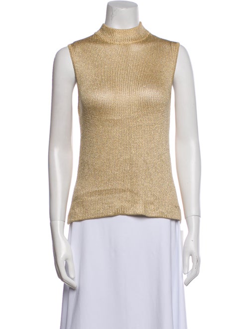 St. John Sport Mock Neck Sweater