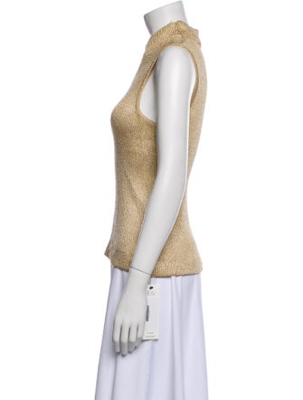 St. John Sport Mock Neck Sweater