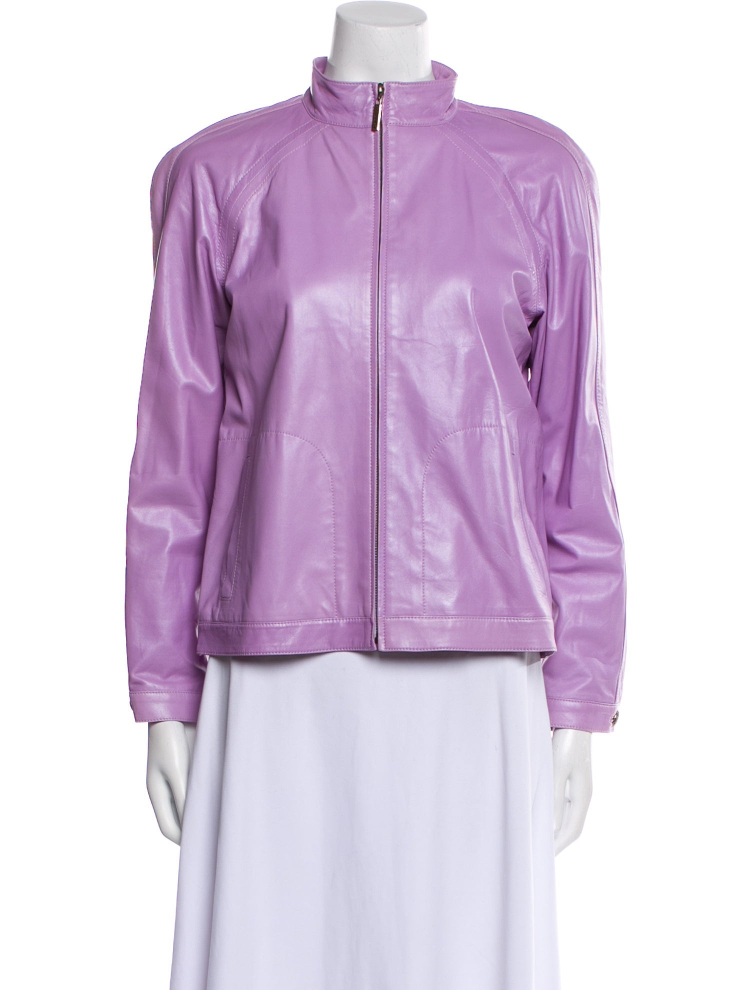 St. John Sport Leather Jacket