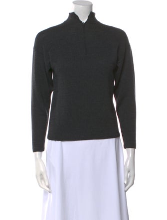 St. John Sport Mock Neck Sweater