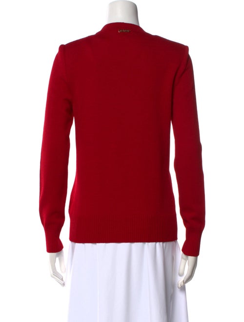St. John Sport Wool V-Neck Sweater