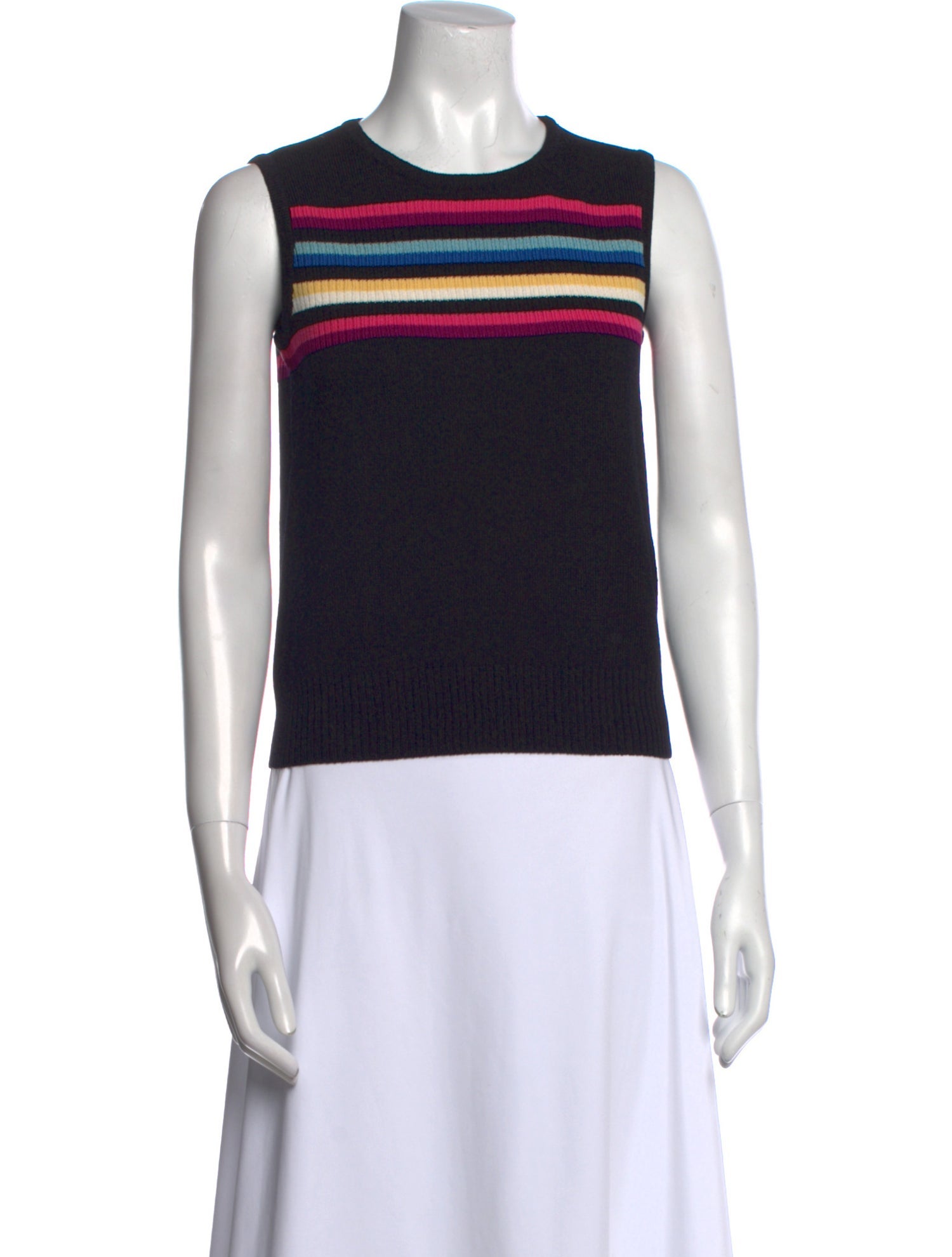 St. John Sport Wool Striped Sweater