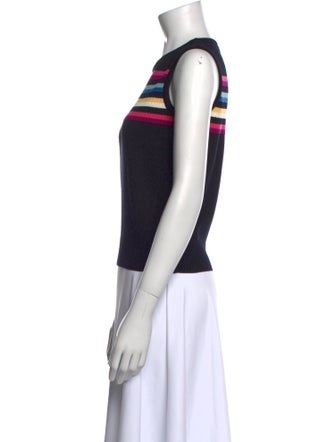 St. John Sport Wool Striped Sweater