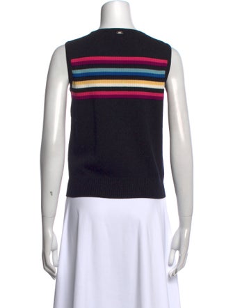 St. John Sport Wool Striped Sweater