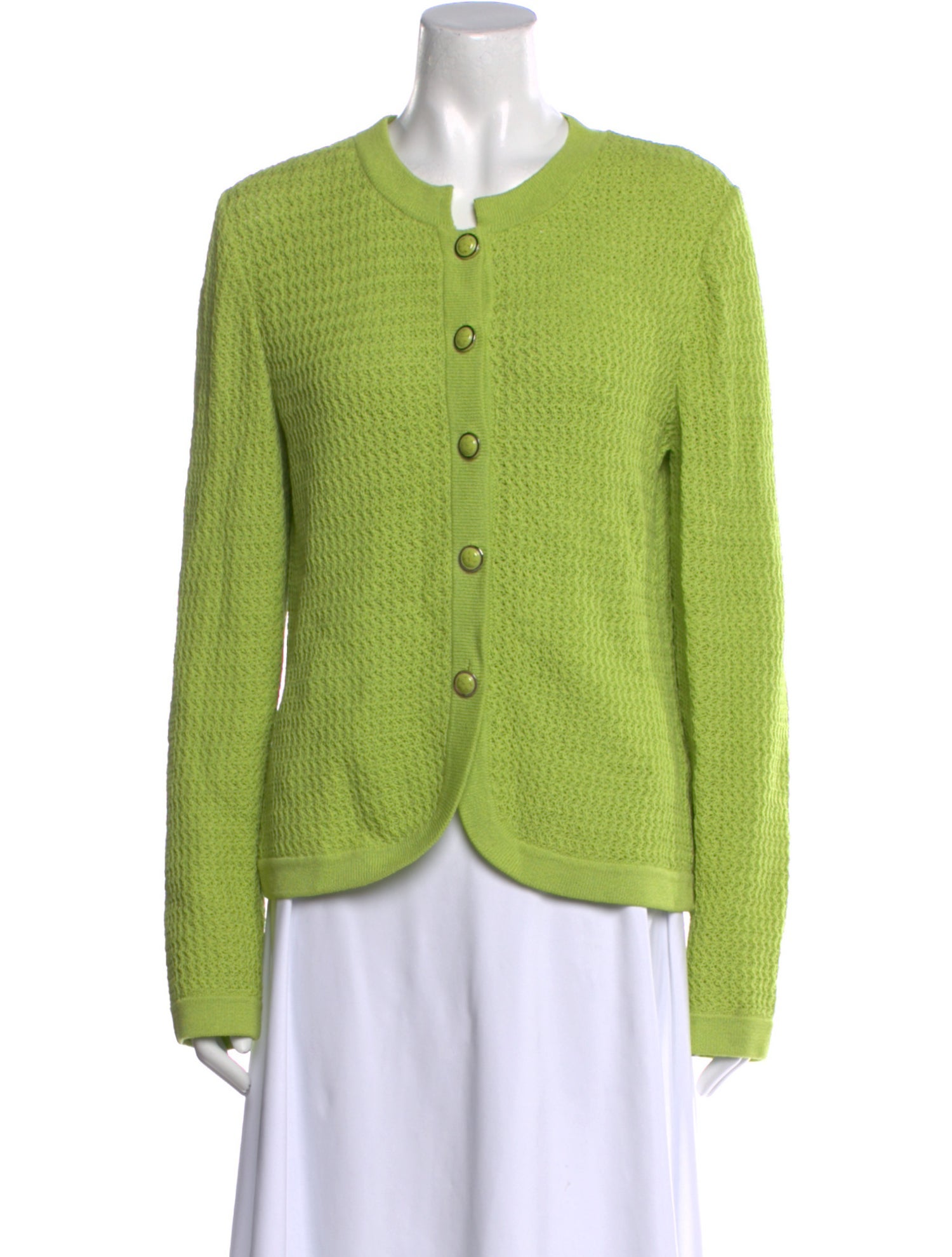 St. John Sport Wool Crew Neck Sweater