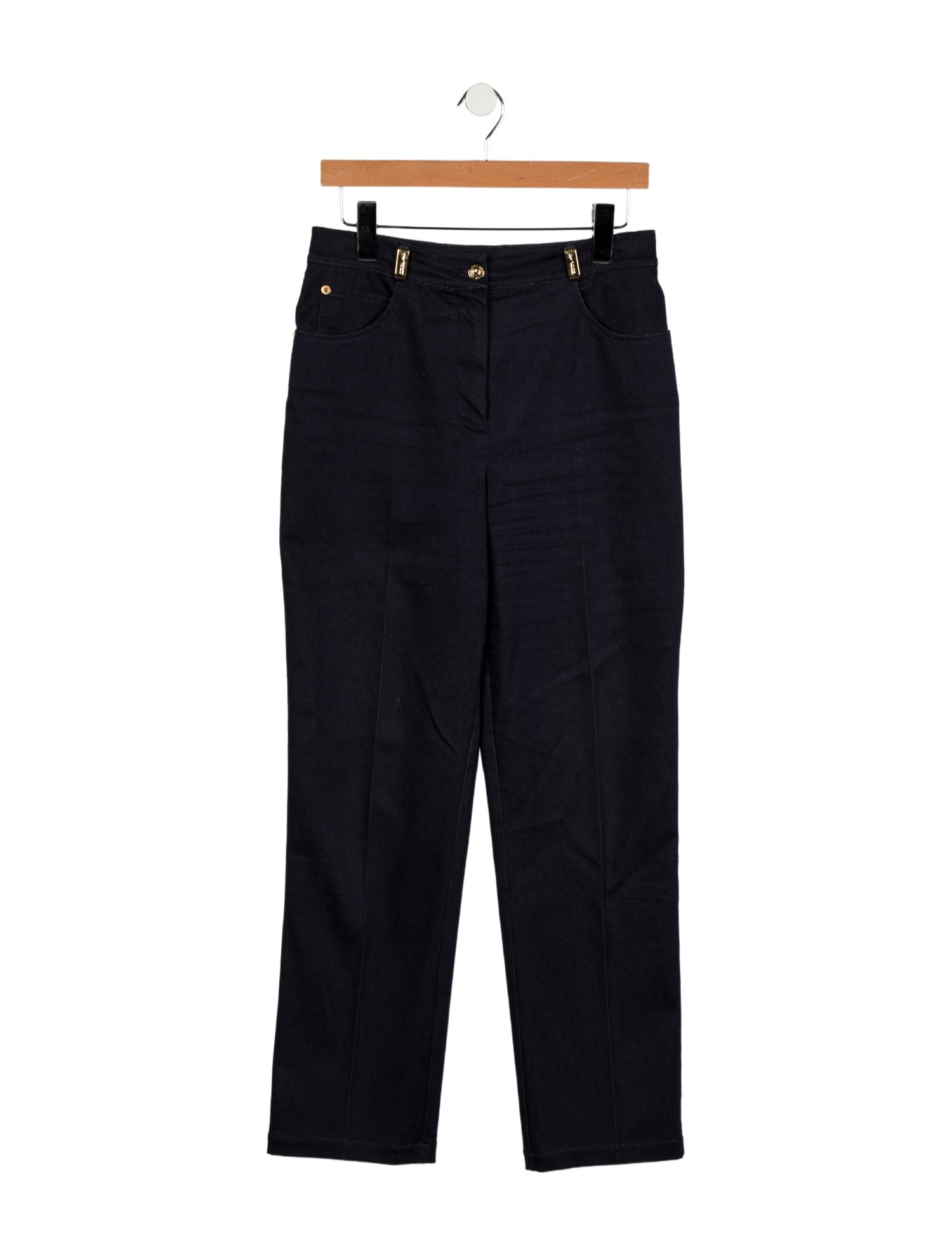 St. John Sport High-Rise Straight Leg Jeans