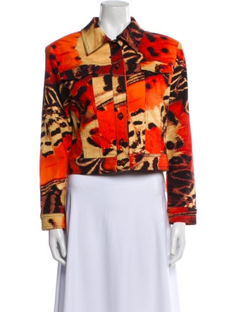 St. John Sport Floral Print Evening Jacket