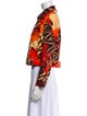 St. John Sport Floral Print Evening Jacket