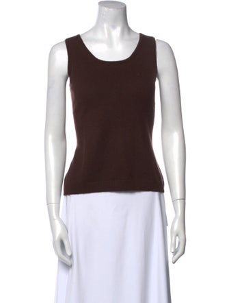 St. John Sport Cashmere Scoop Neck Sweater