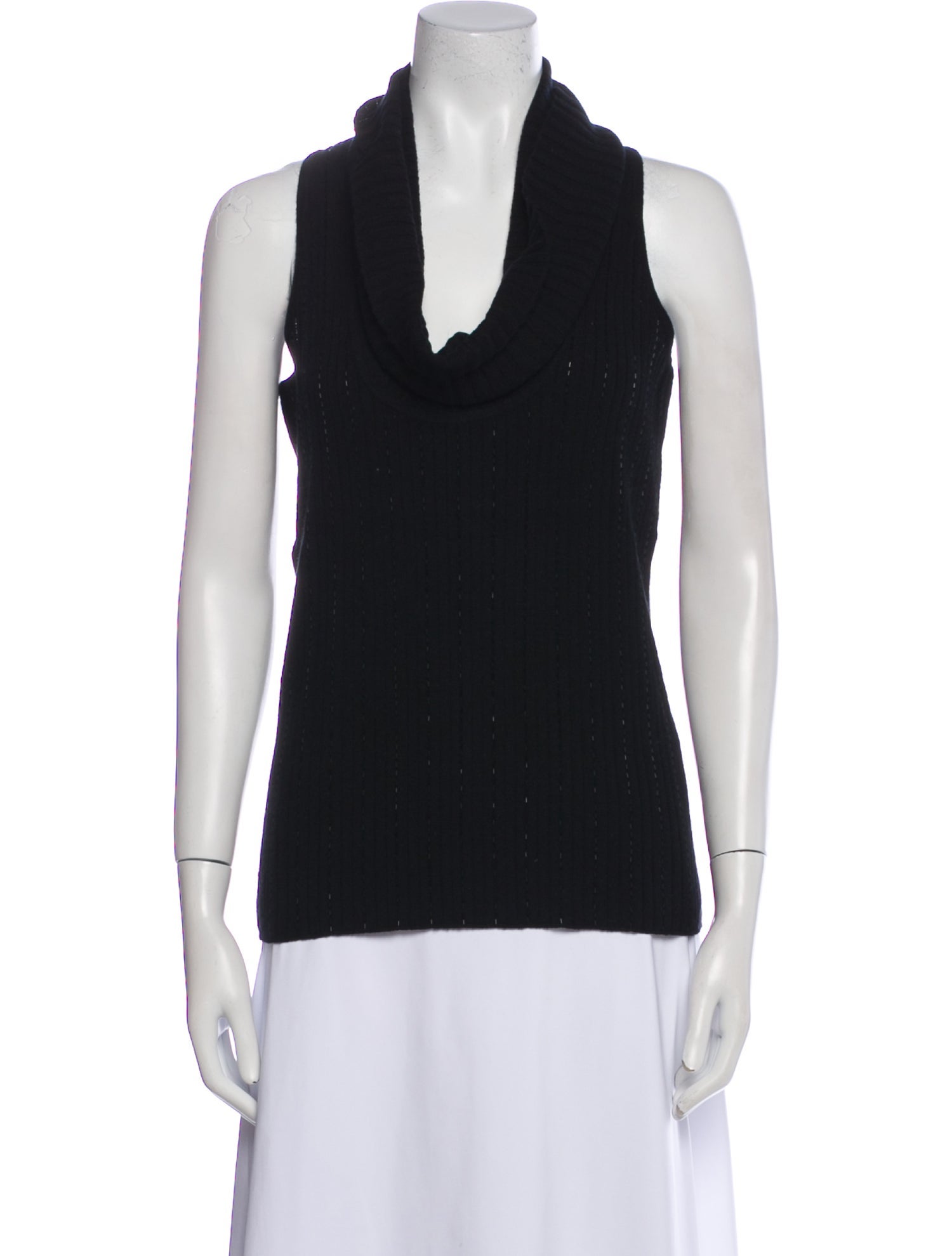 St. John Sport Wool Cowl Neck Sweater