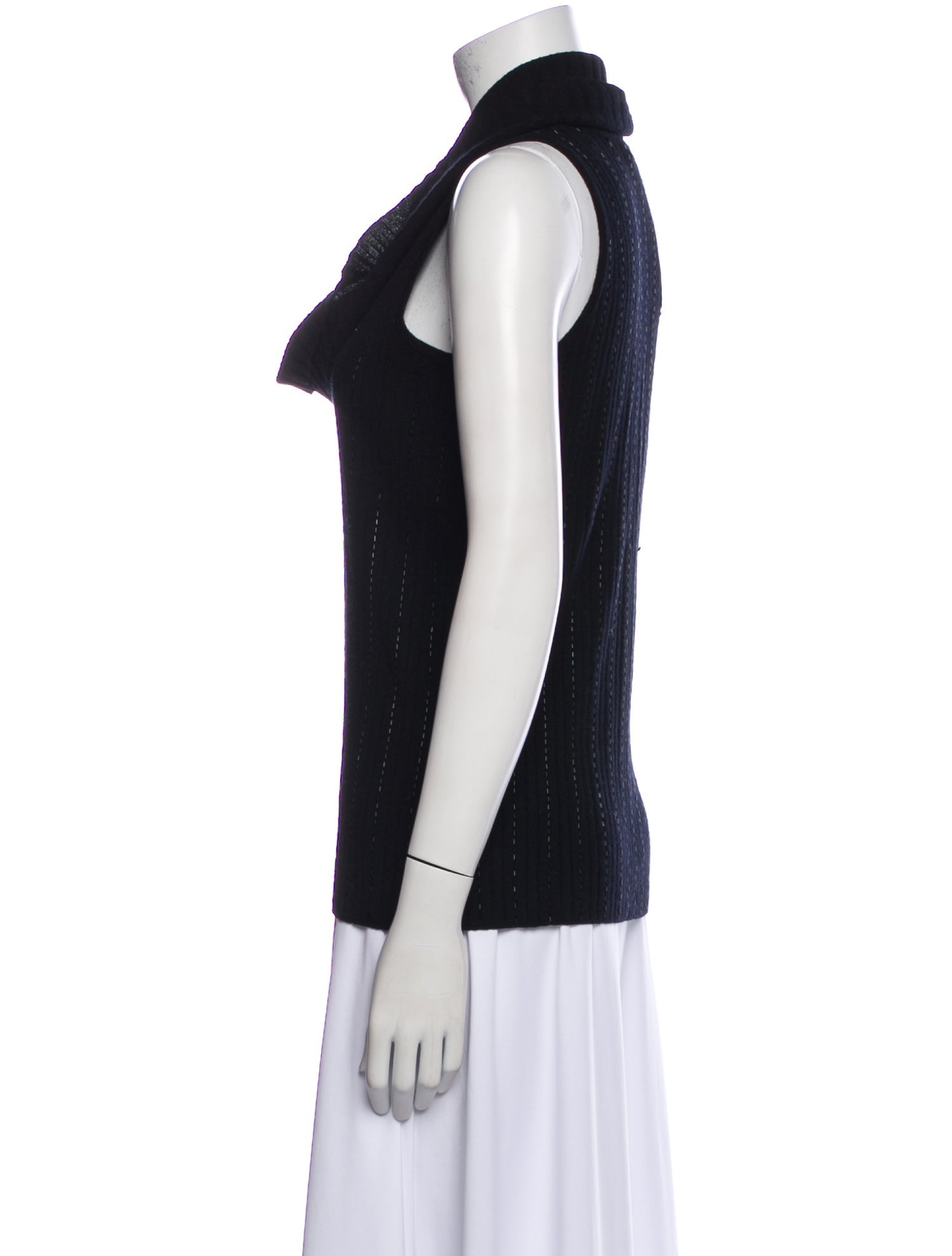 St. John Sport Wool Cowl Neck Sweater