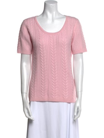 St. John Sport Cashmere Scoop Neck Sweater