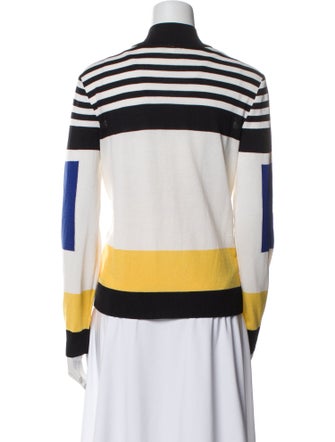 St. John Sport Wool Striped Jacket