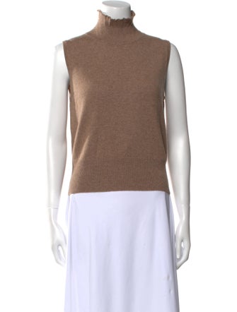 St. John Sport Cashmere Mock Neck Sweater
