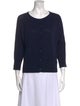 St. John Sport Wool Scoop Neck Sweater