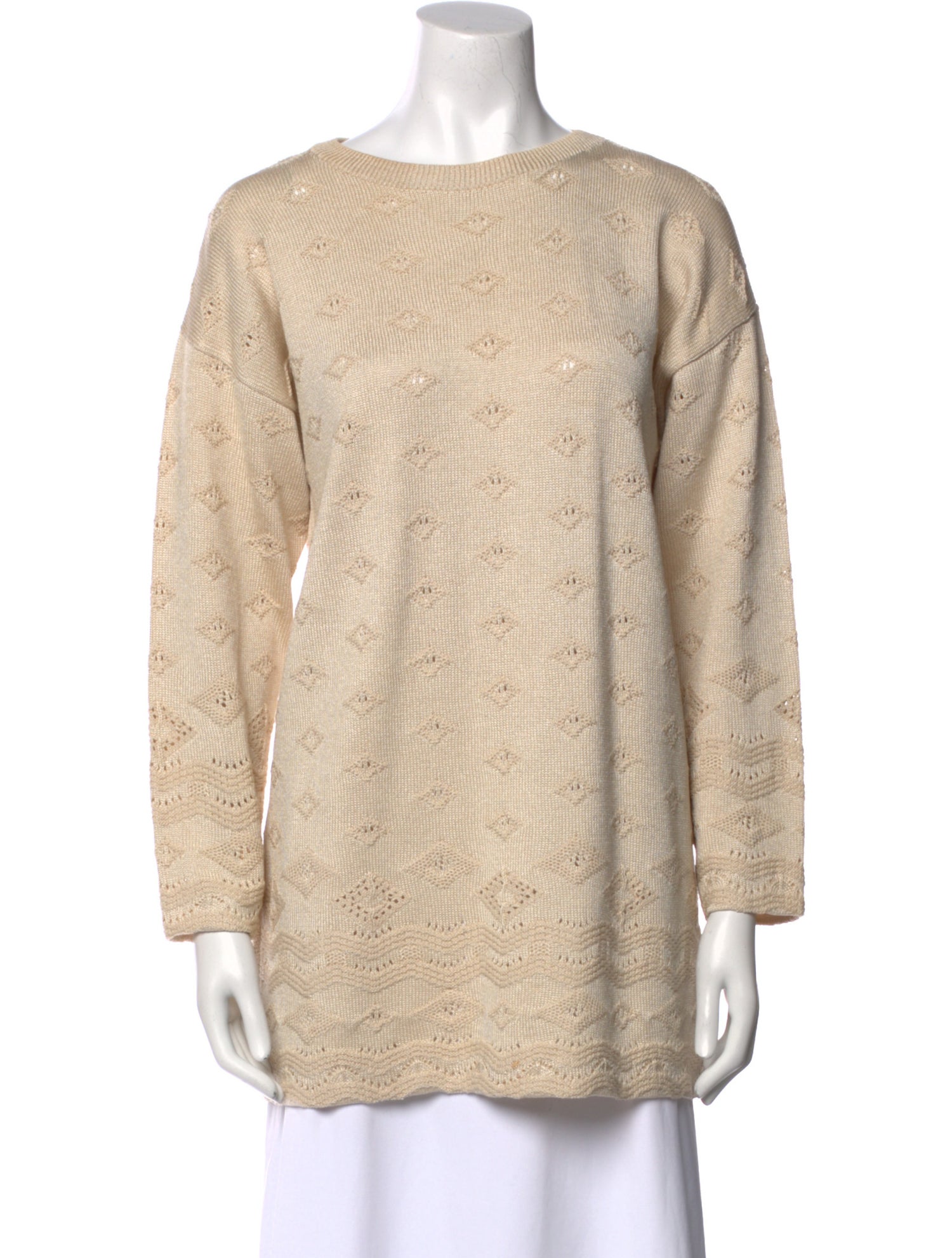 St. John Sport Wool Scoop Neck Sweater