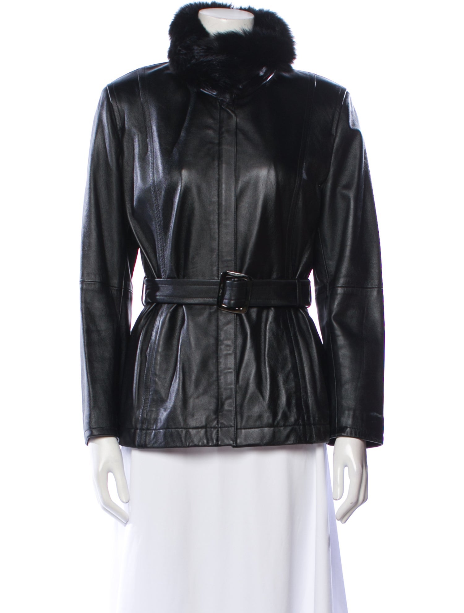 St. John Sport Leather Jacket