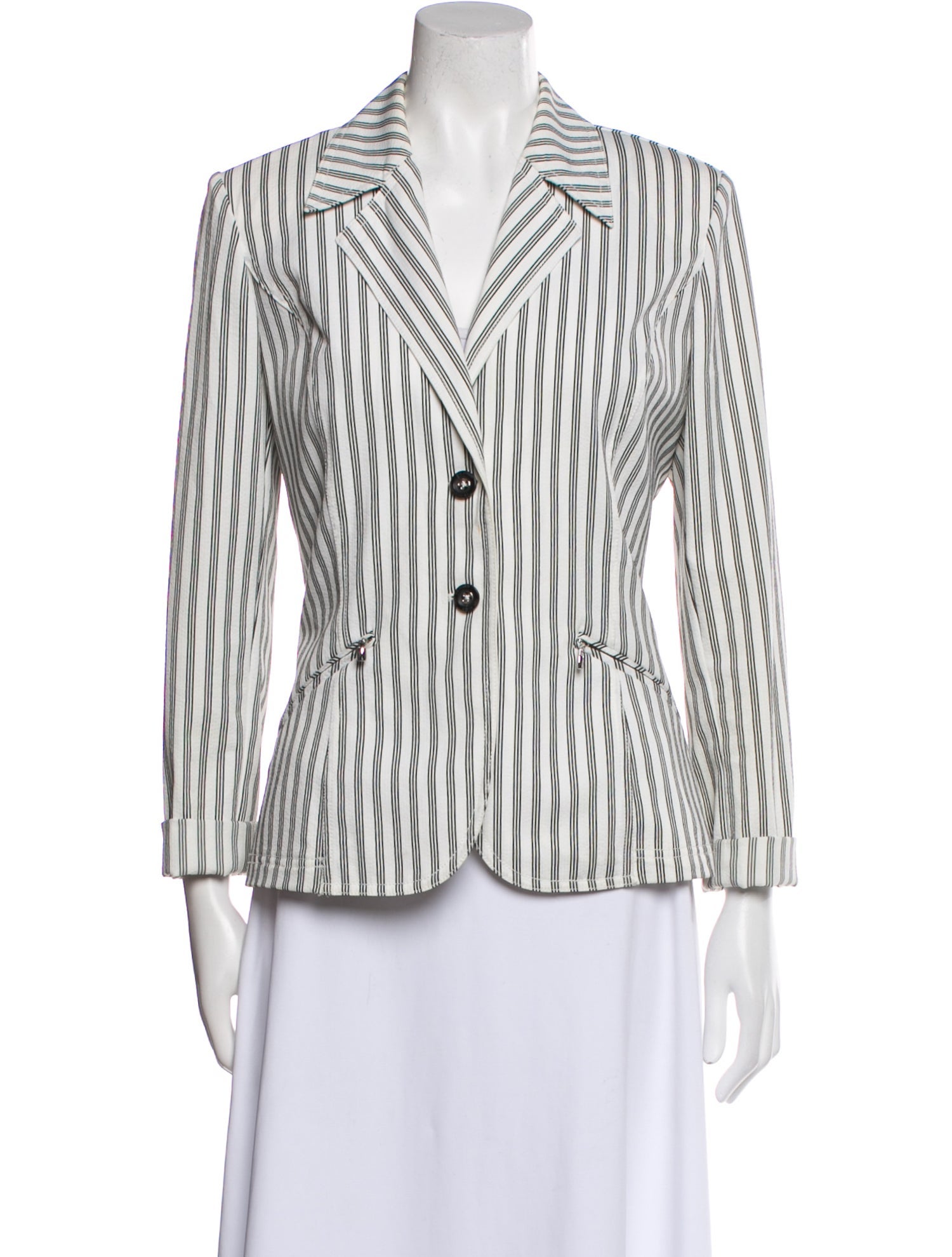 St. John Sport Striped Blazer