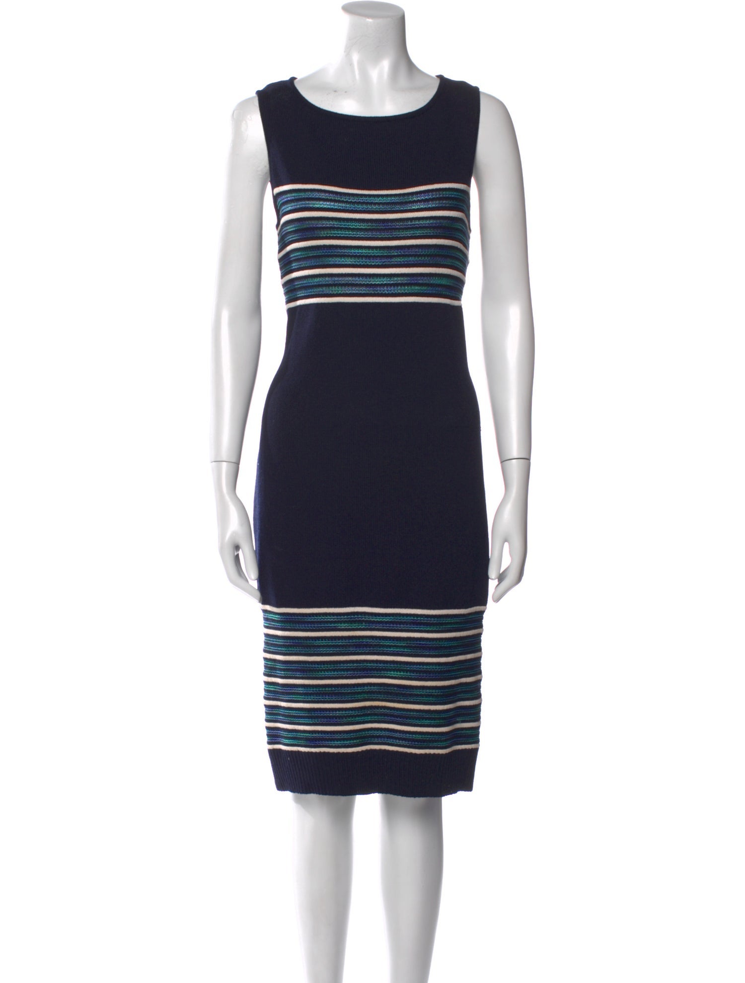 St. John Sport Wool Midi Length Dress