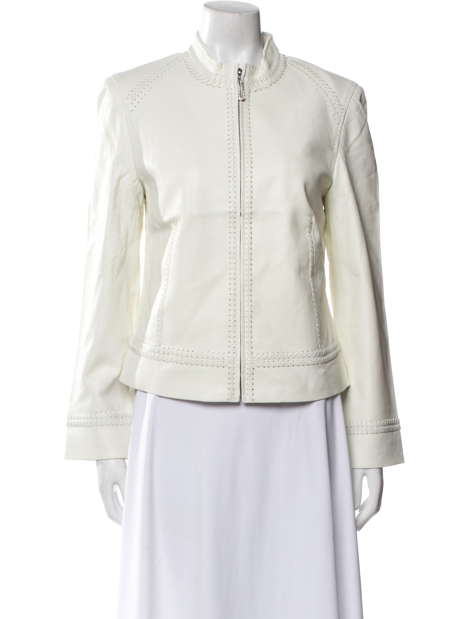 St. John Sport Leather Jacket