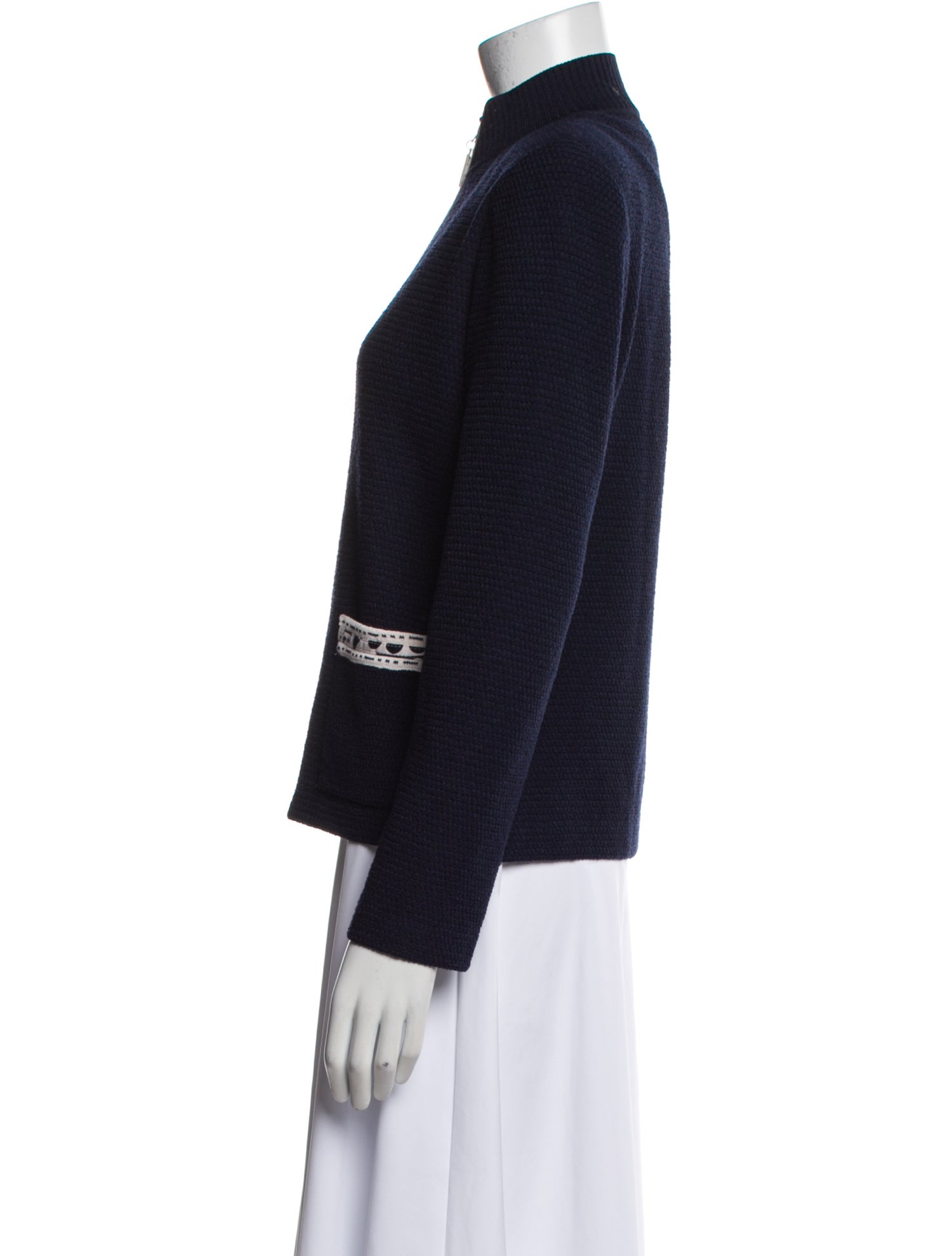 St. John Sport Wool Printed Evening Jacket