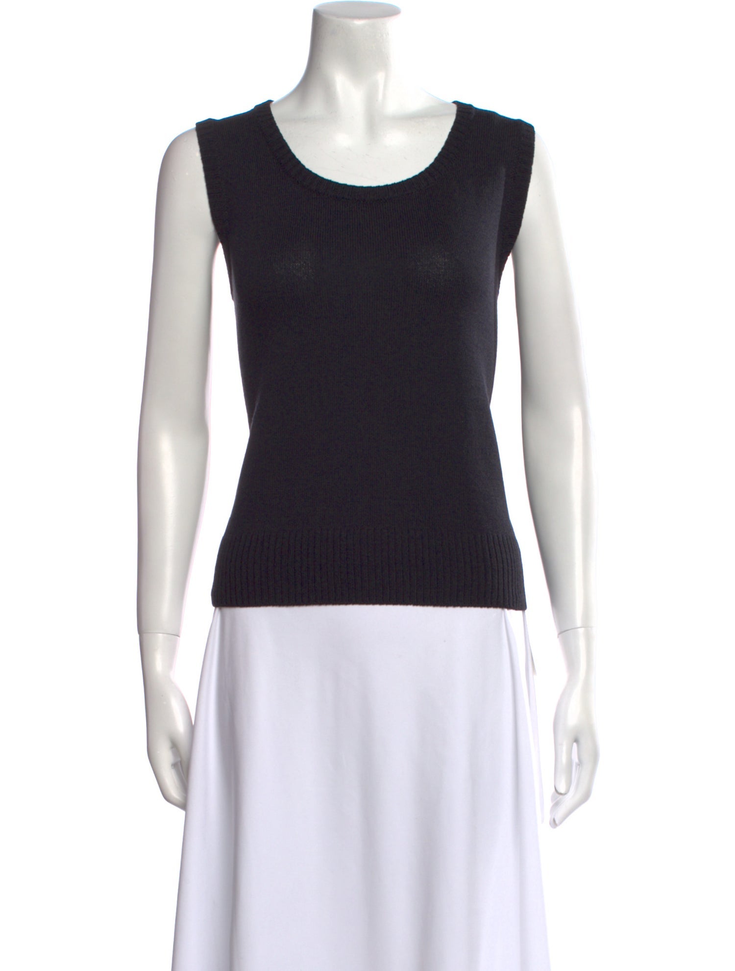 St. John Sport Wool Scoop Neck Sweater