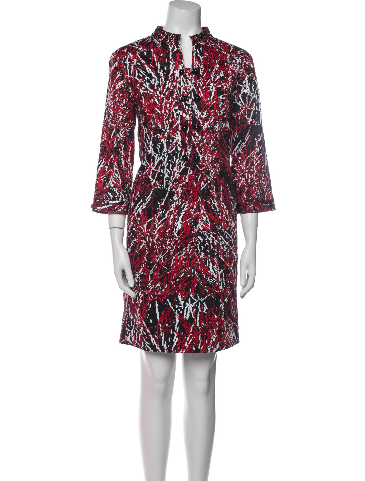 St. John Sport Printed Mini Dress