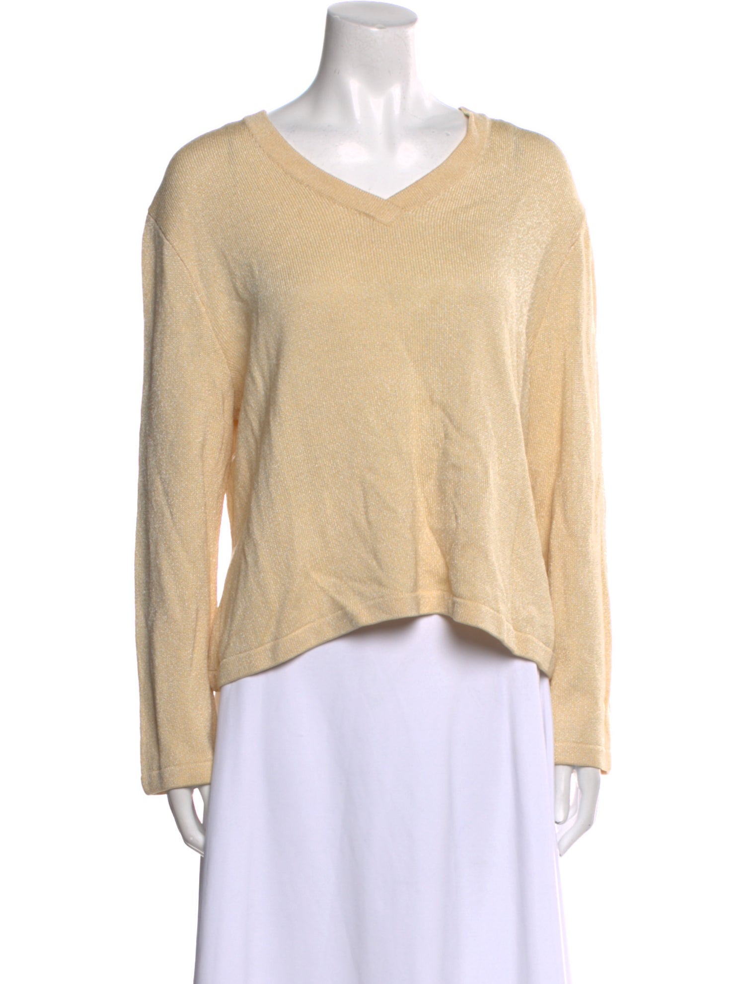 St. John Sport V-Neck Sweater