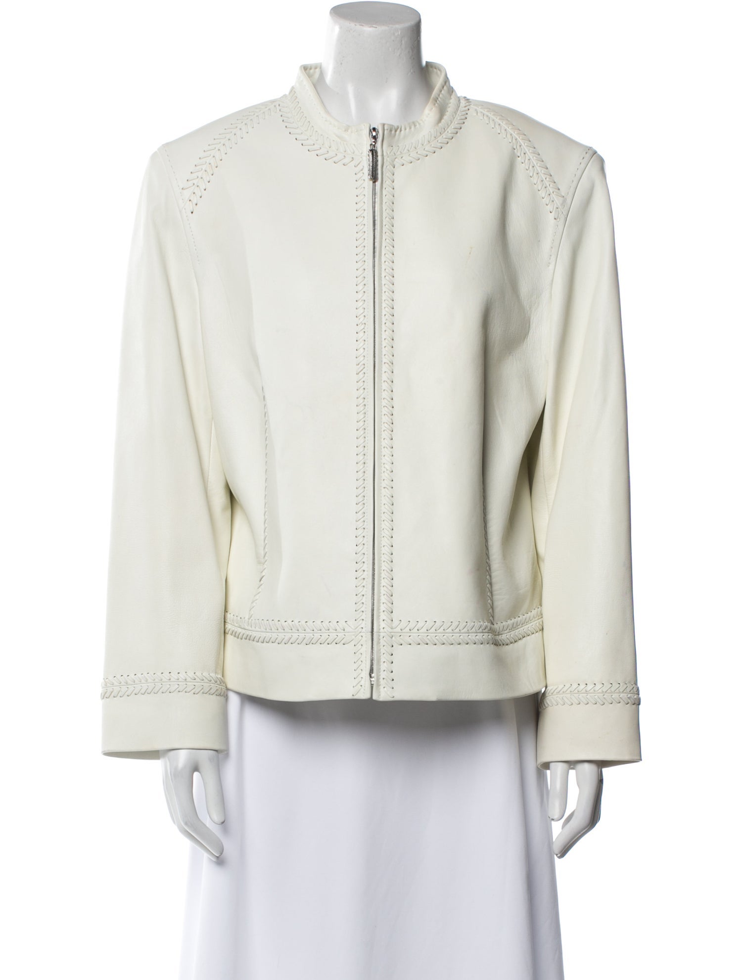 St. John Sport Leather Jacket