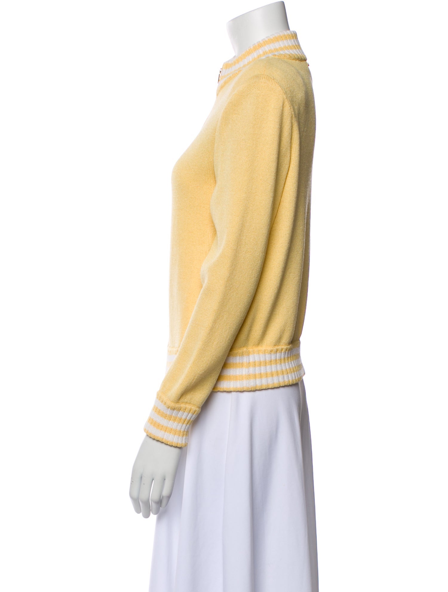 St. John Sport Wool Striped Jacket