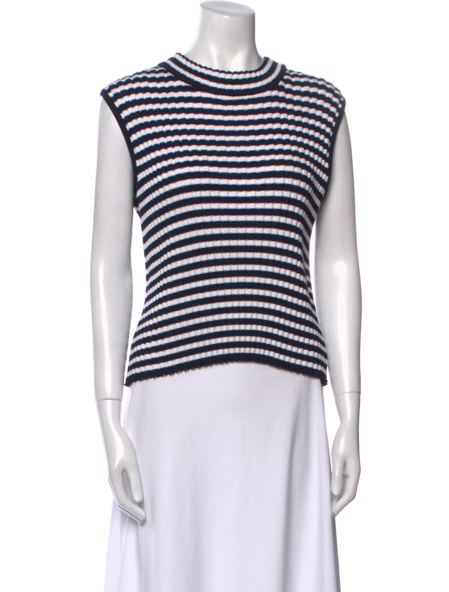 St. John Sport Wool Striped Sweater