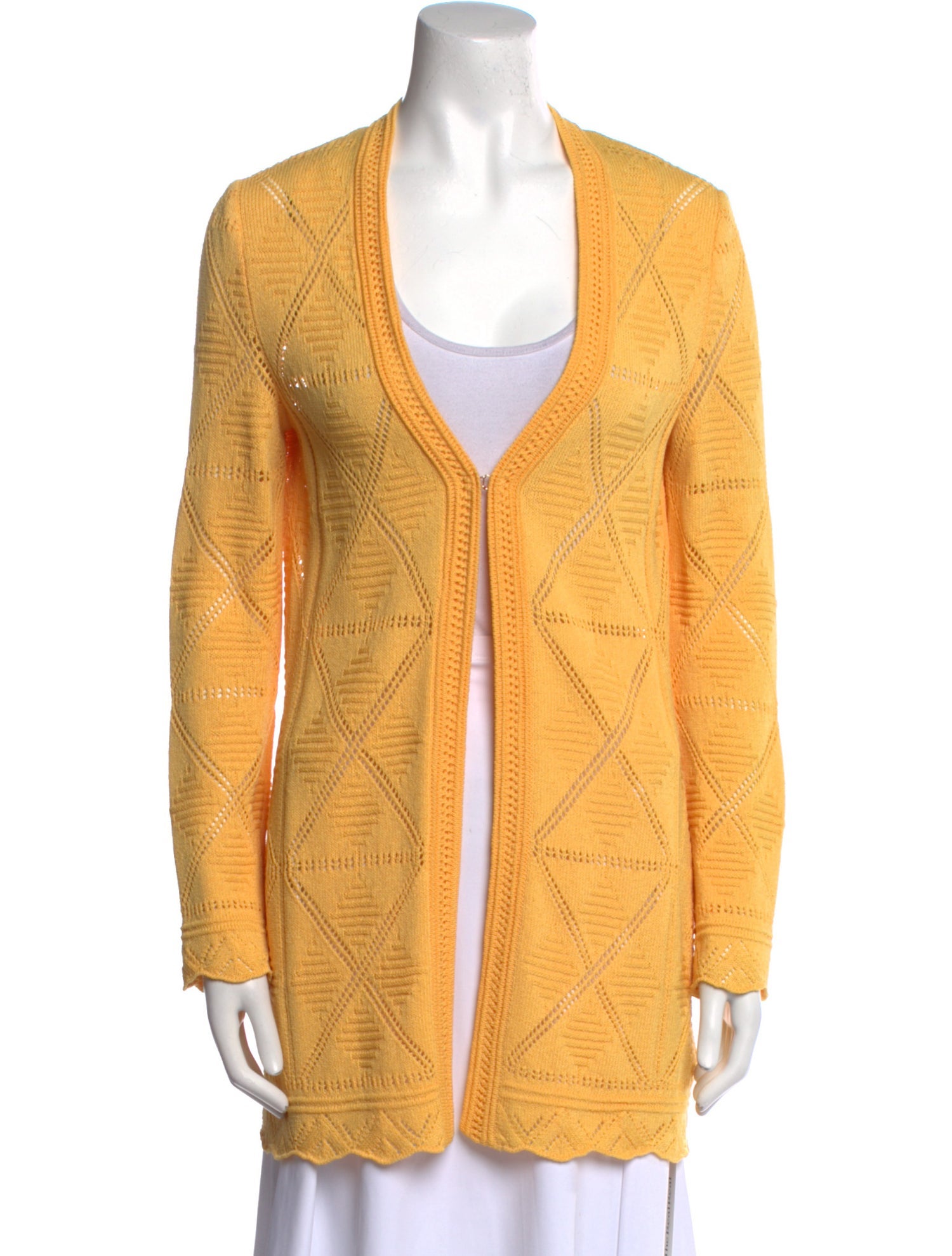 St. John Sport Wool V-Neck Sweater