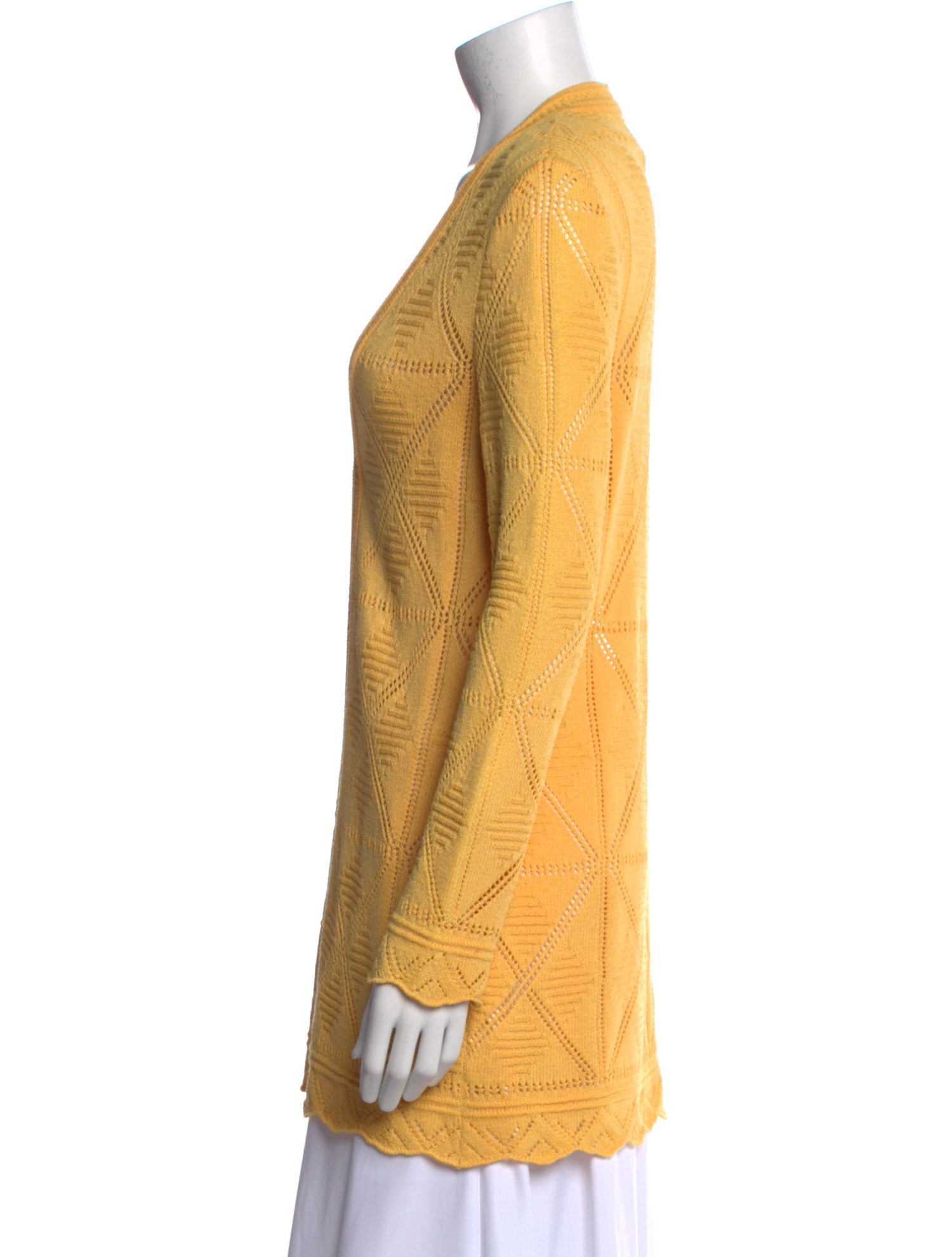 St. John Sport Wool V-Neck Sweater