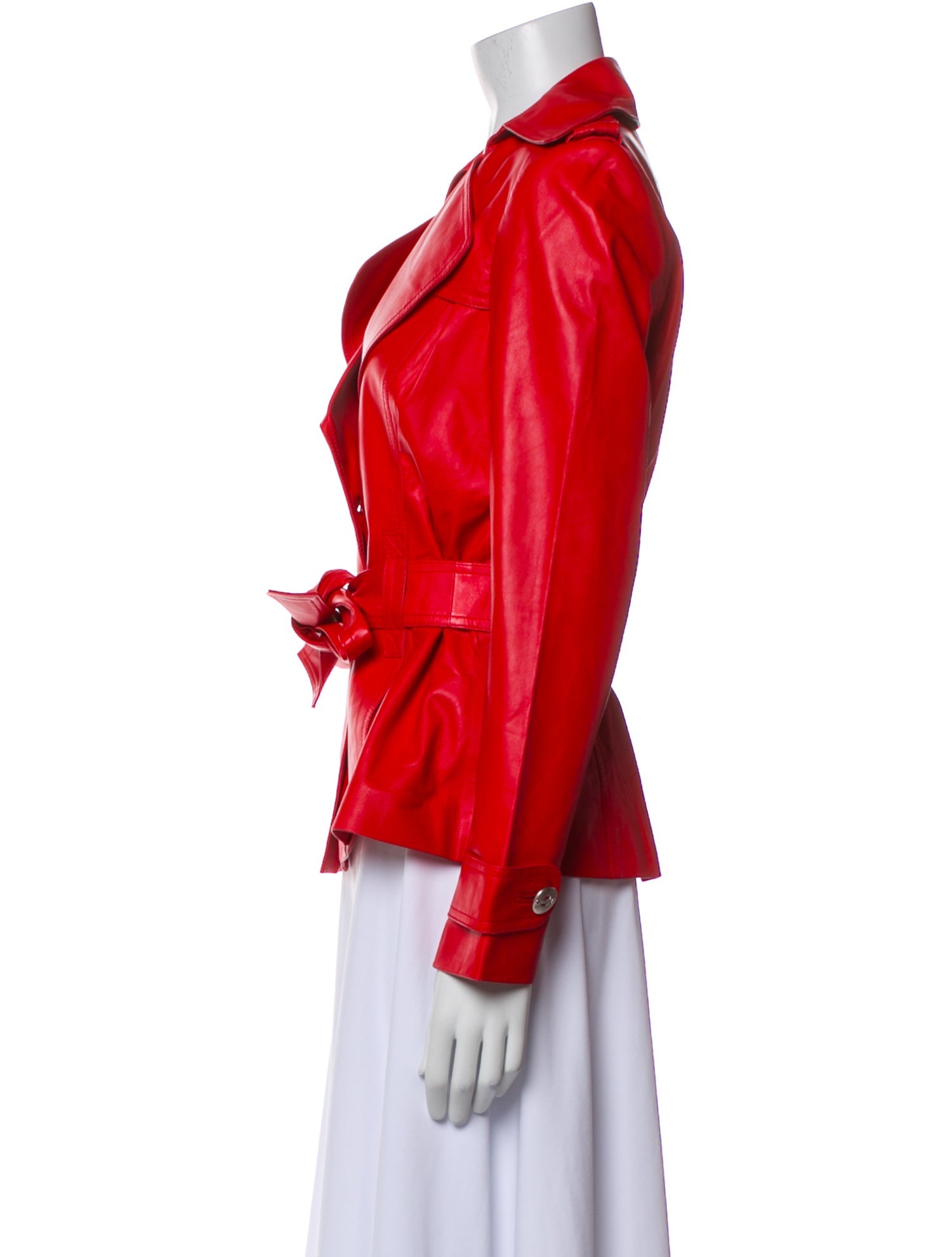 St. John Sport Lamb Leather Jacket