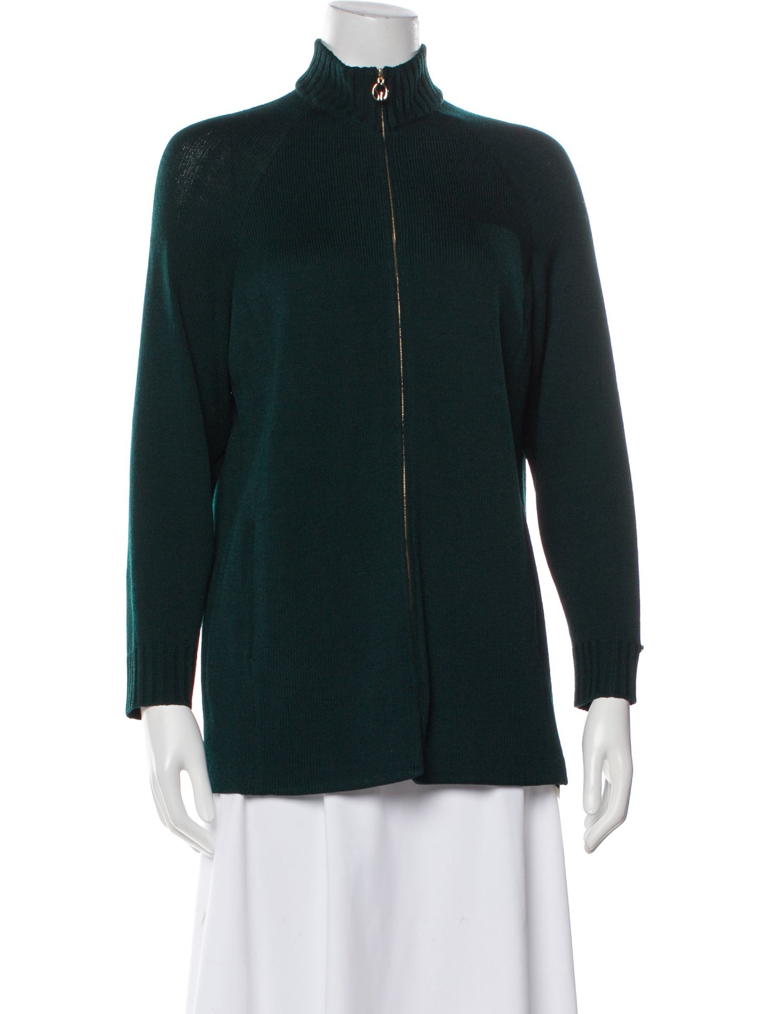St. John Sport Mock Neck Sweater