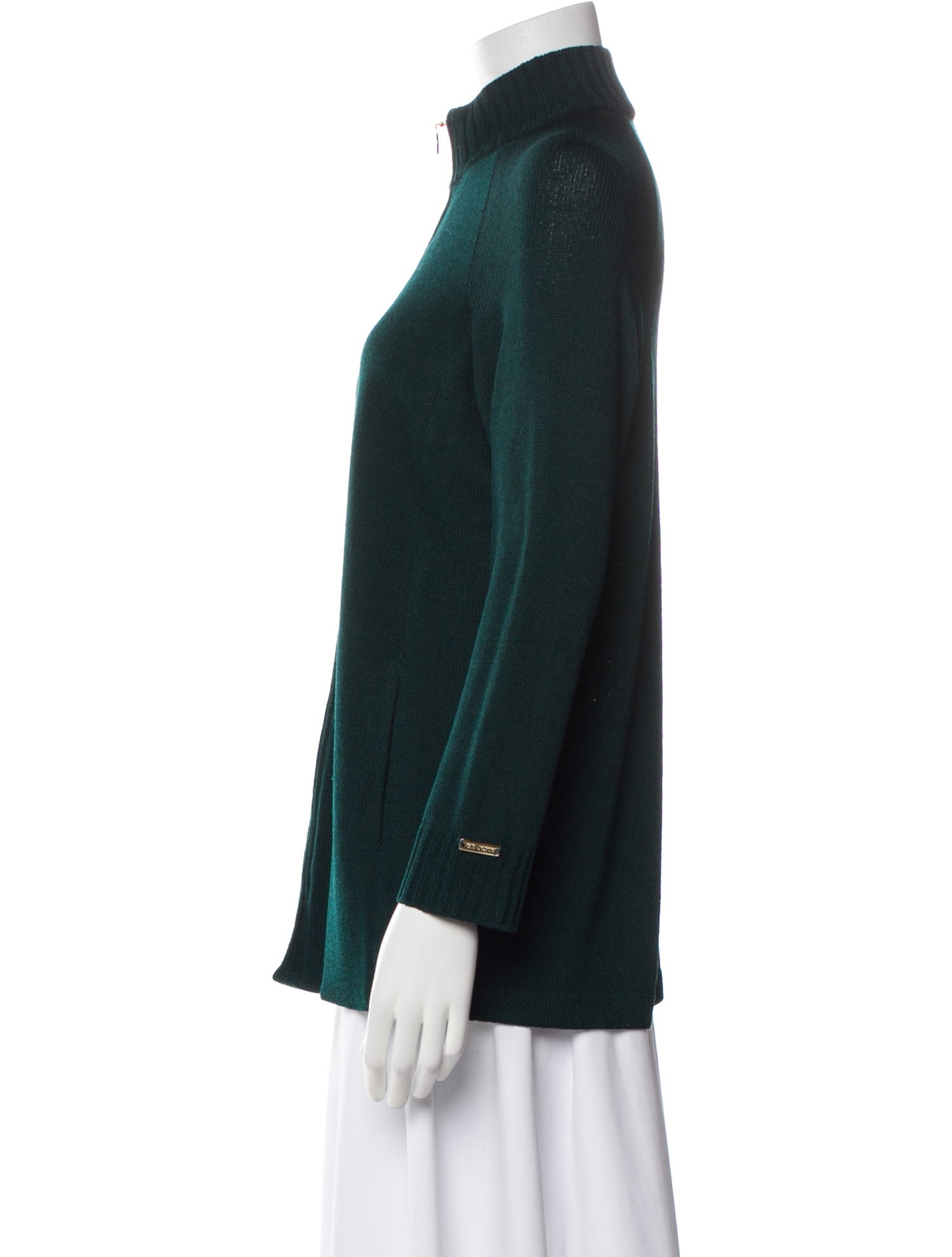 St. John Sport Mock Neck Sweater