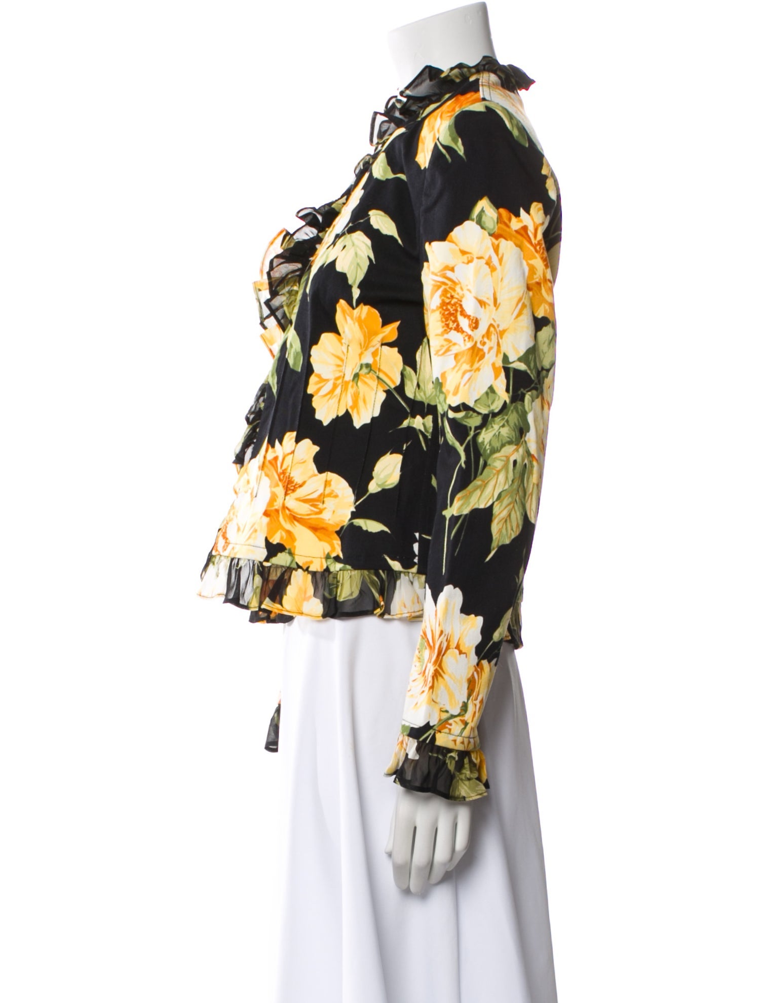 St. John Sport Floral Print Evening Jacket