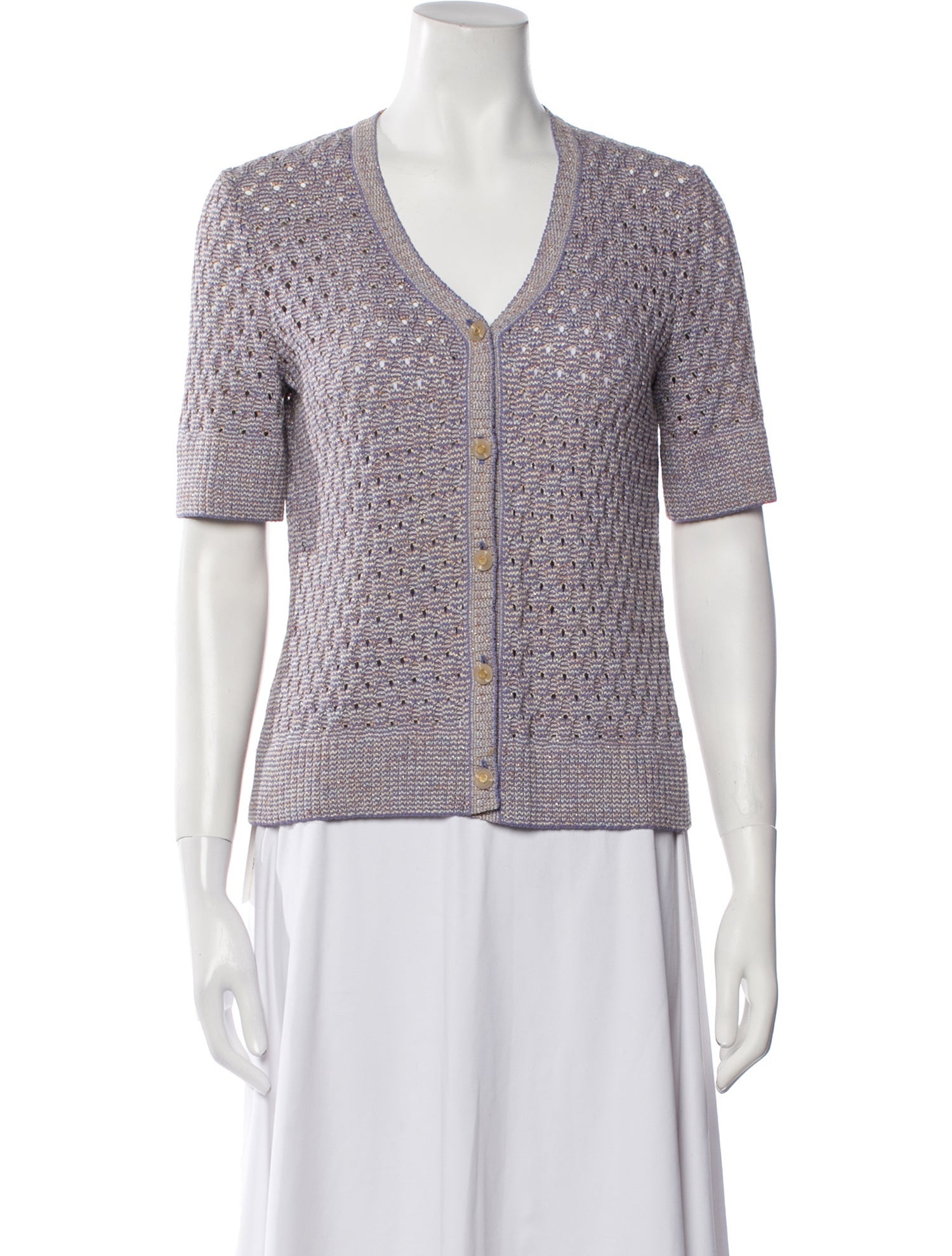 St. John Sport V-Neck Sweater