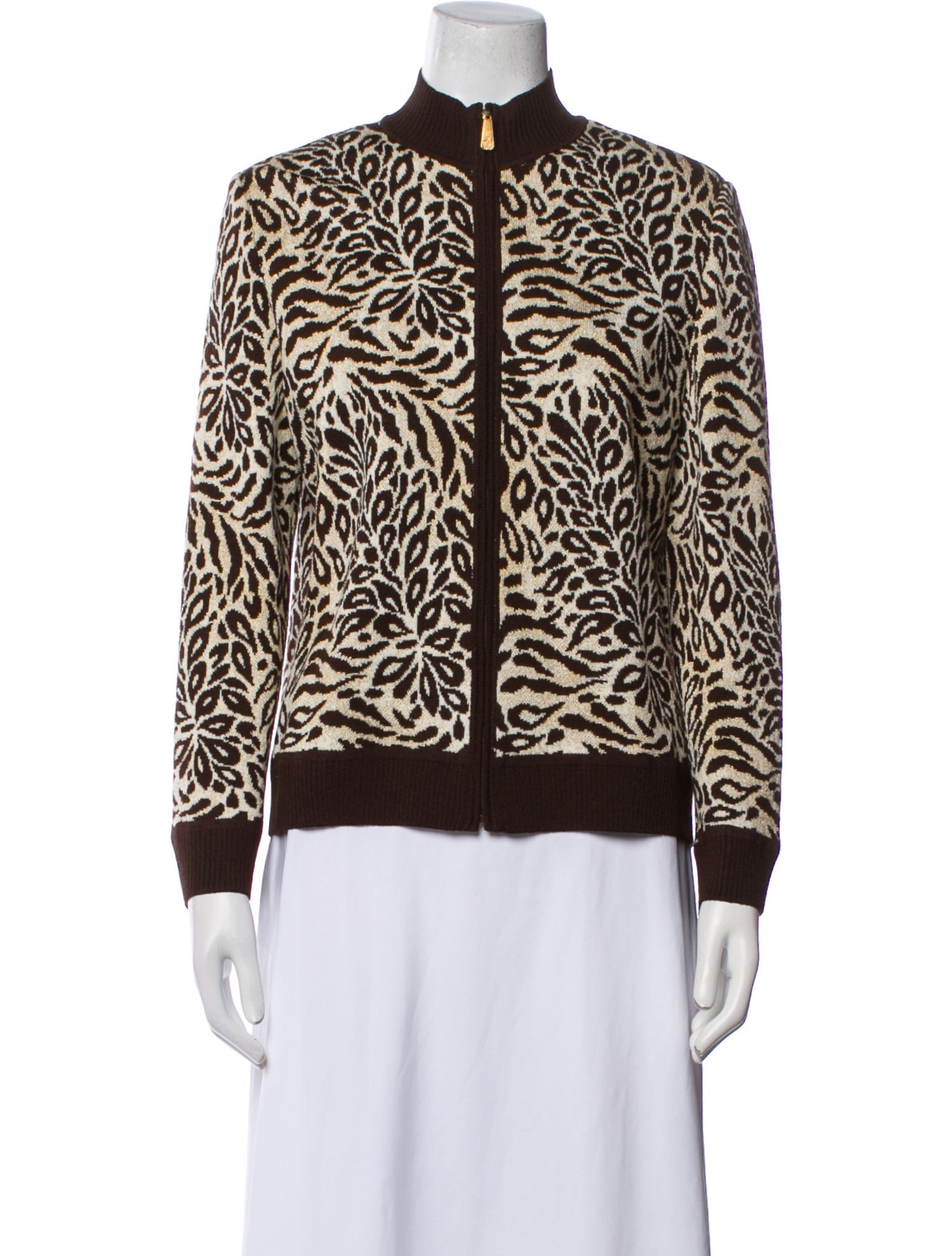 St. John Sport Animal Print Evening Jacket