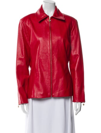 St. John Sport Leather Jacket