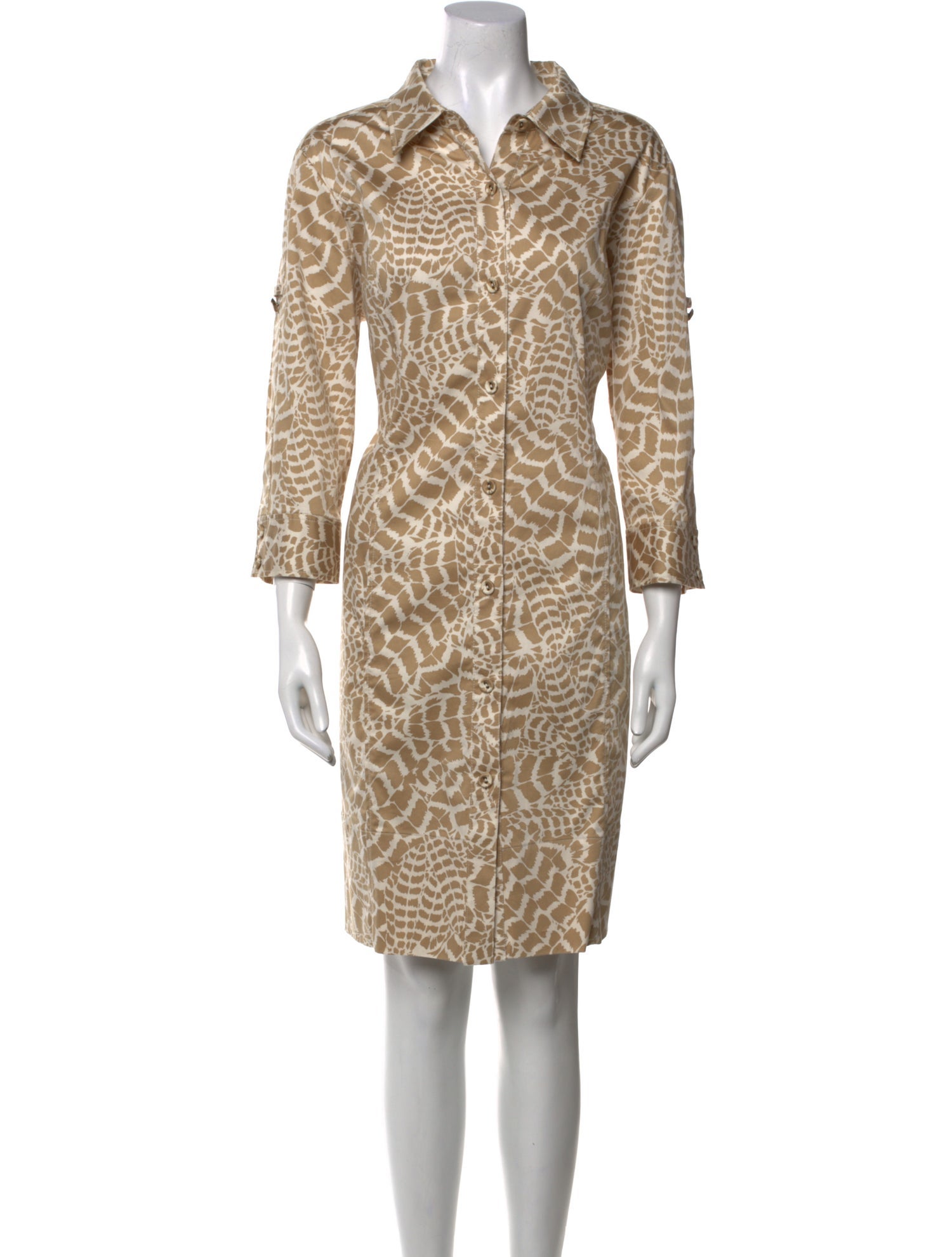 St. John Sport Printed Knee-Length Dress