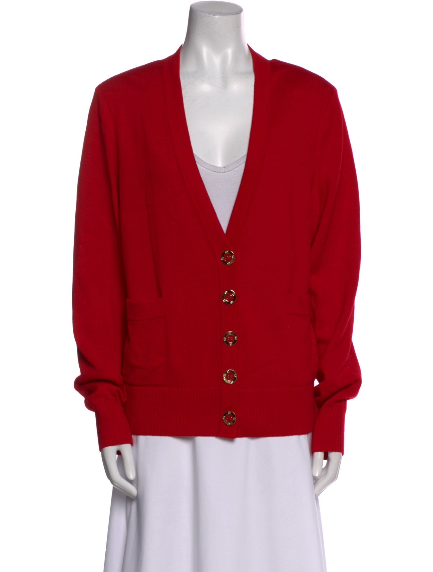 St. John Sport V-Neck Sweater