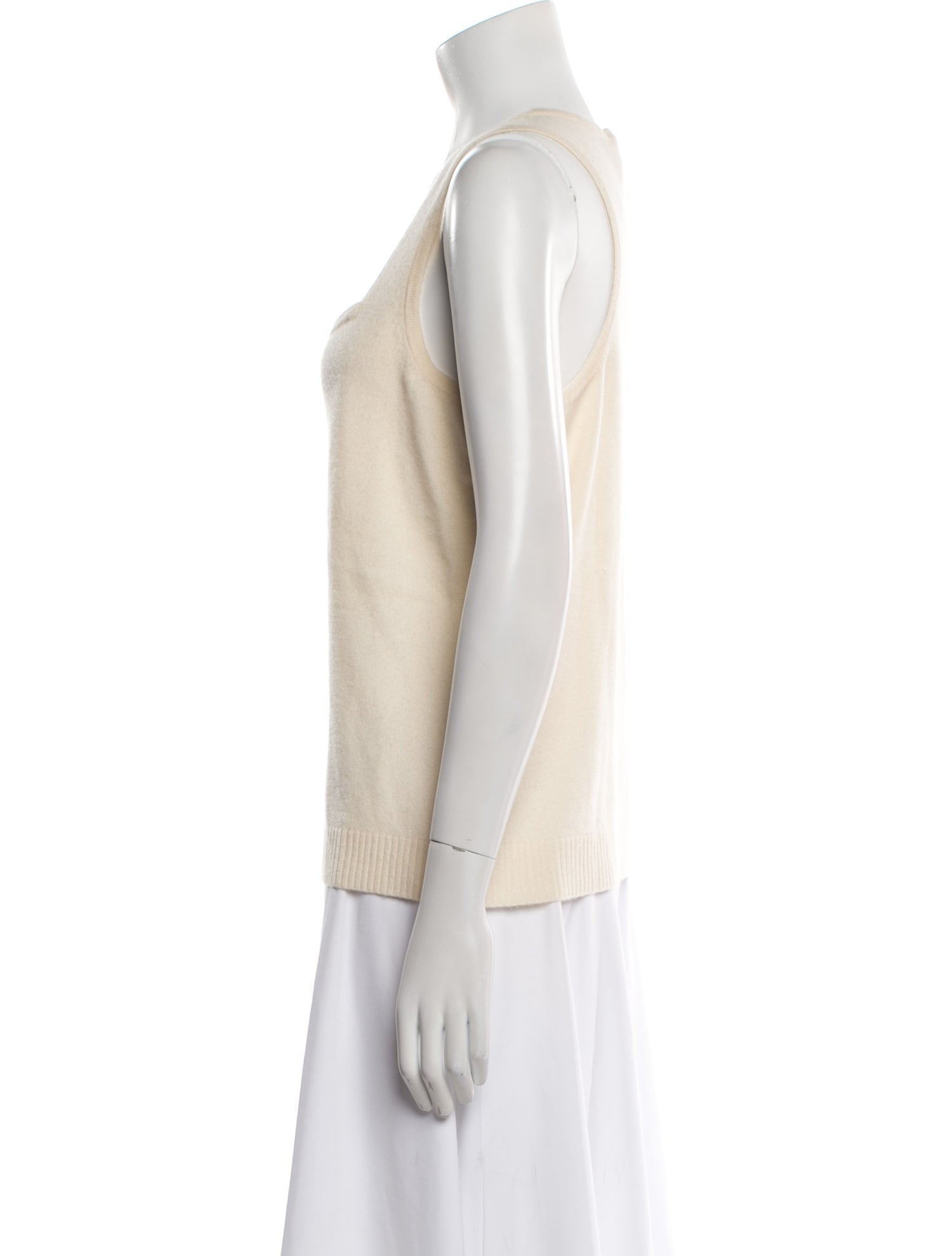 St. John Sport Cashmere Square Neckline Sweater