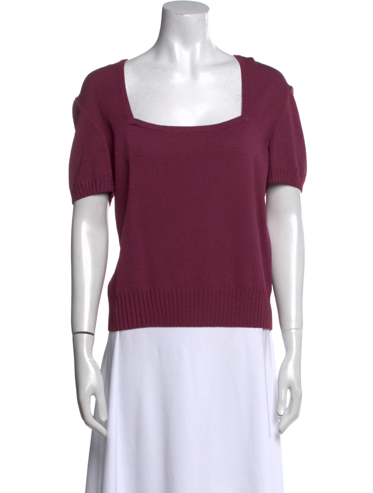 St. John Sport Square Neckline Sweater