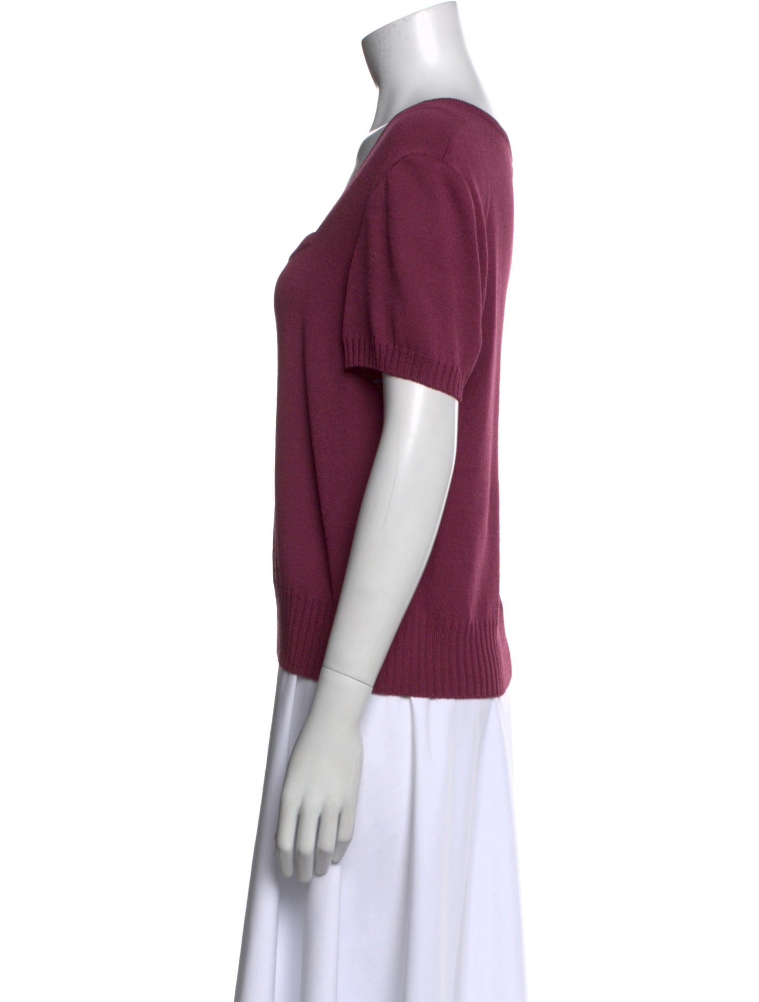 St. John Sport Square Neckline Sweater