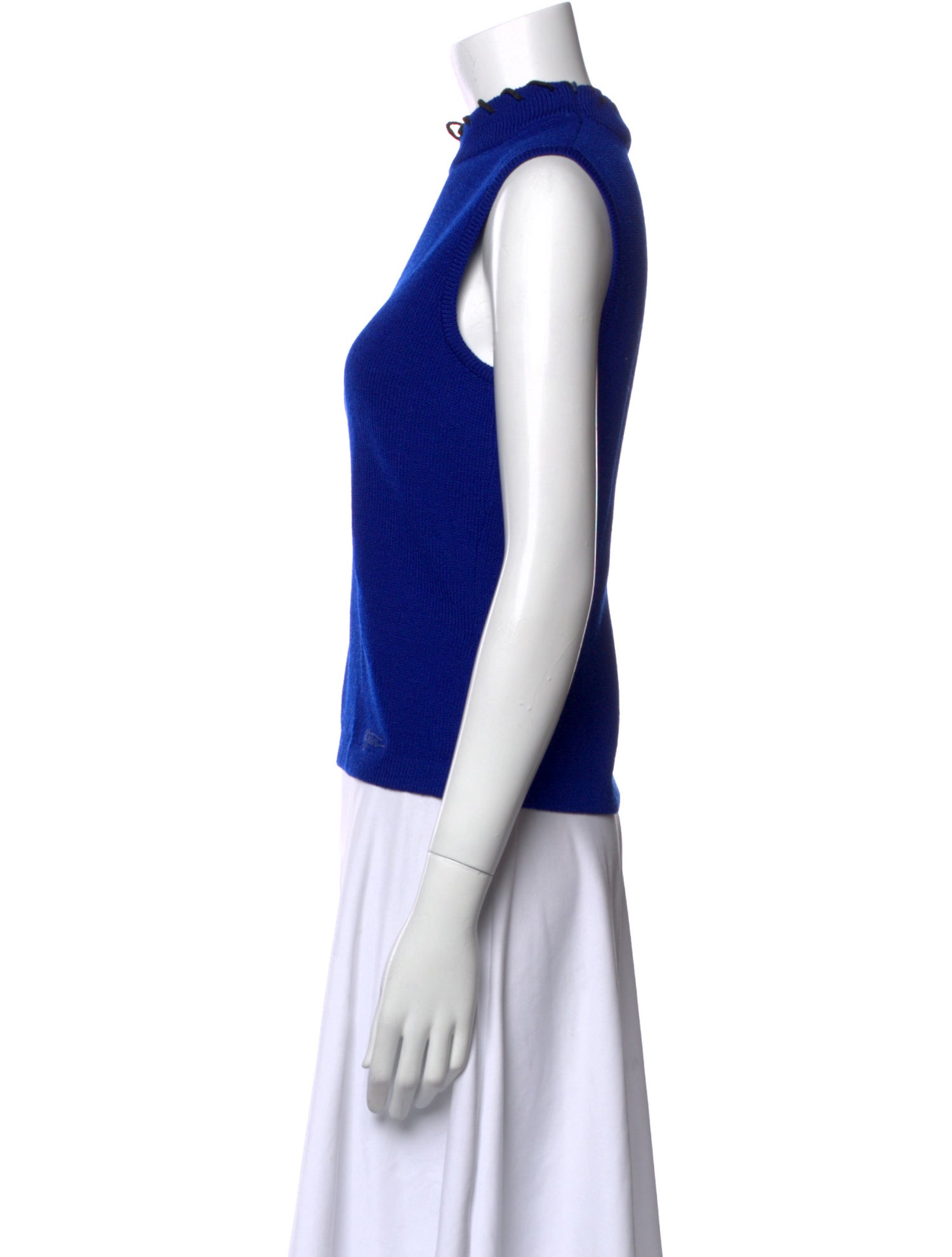 St. John Sport Wool Mock Neck Sweater